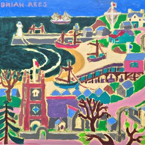 Brian Harland Rees - Village and Beach in Summer