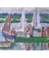 Jean Barham - Sailing on the River Thames