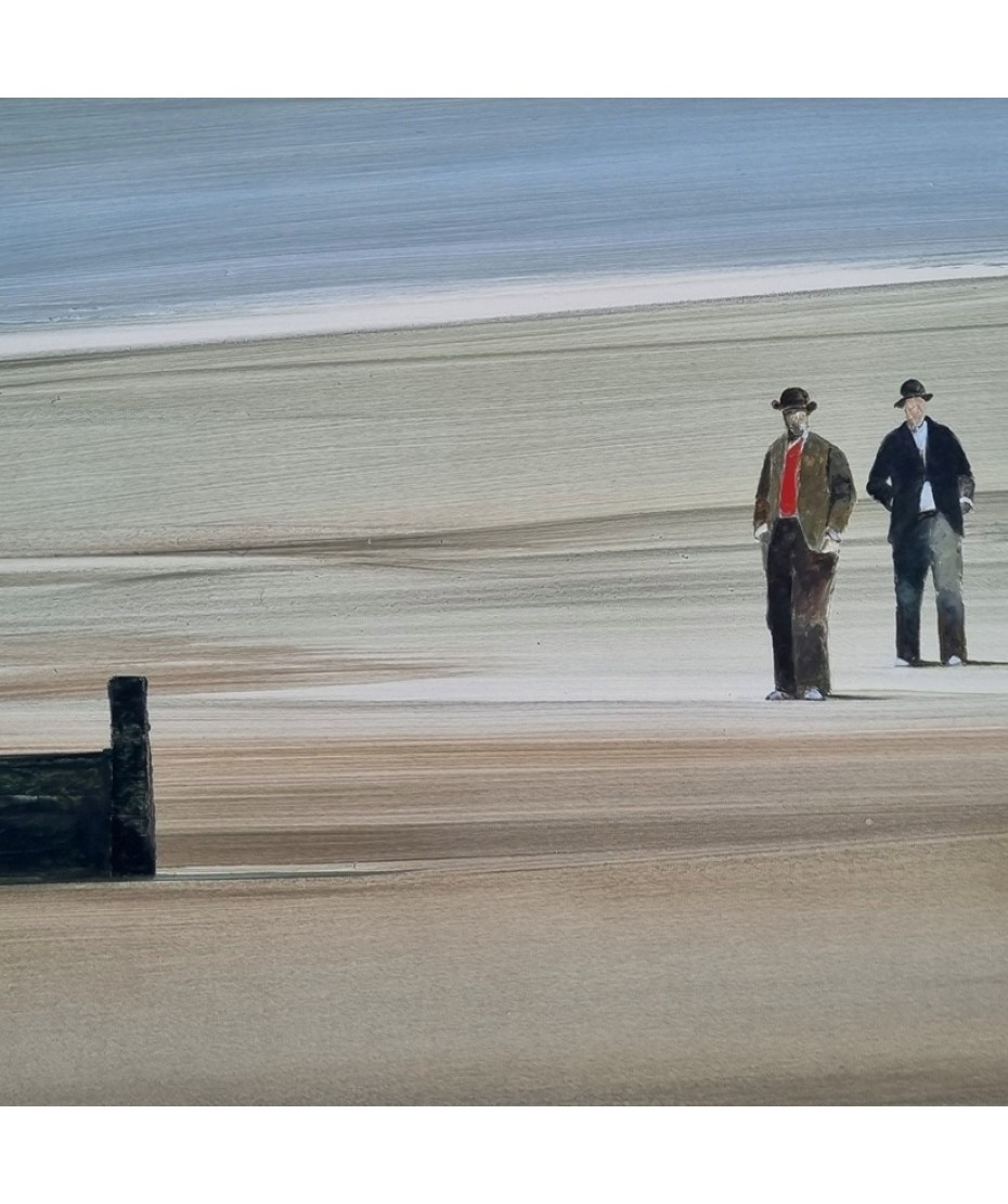 John Bond - Two Men on a Norfolk Beach