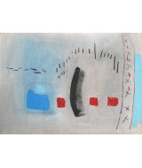 Charles Gassner - Composition in Red, Black and Blue