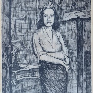 Clifford Hall - Emie in the Mirror