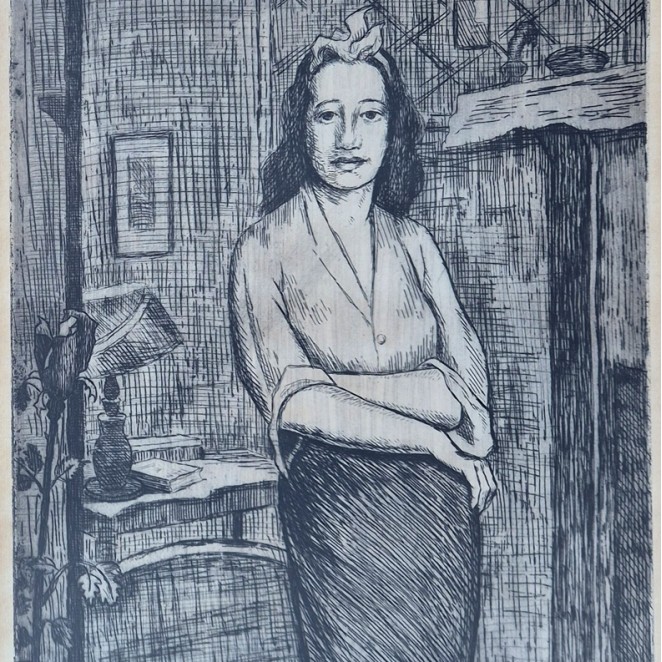 Clifford Hall - Emie in the Mirror