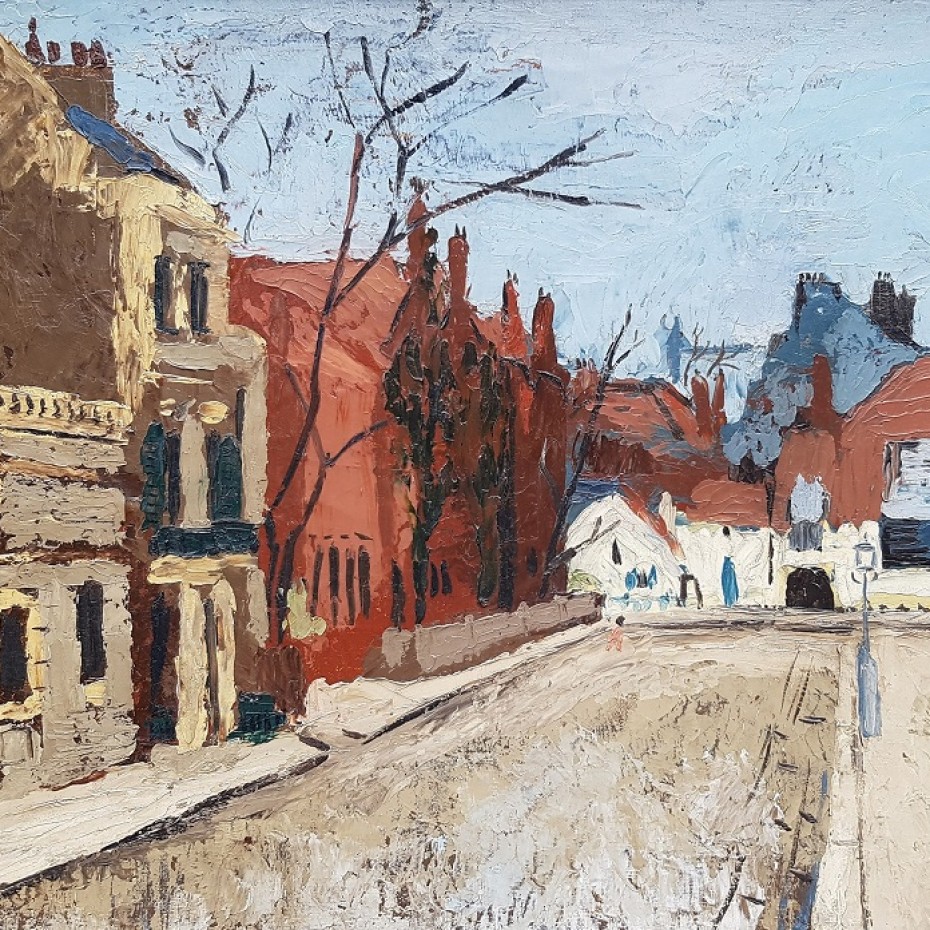 Francis Cox - Untitled Street Scene