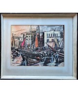 George Hann - Harbour Scene