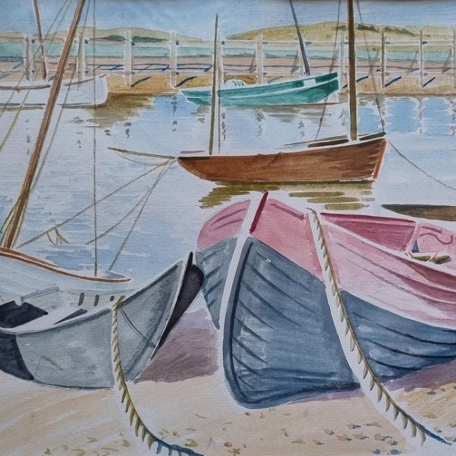 Guy Malet - Boats at Rye