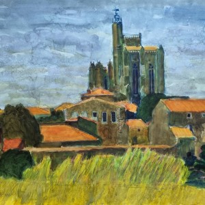 Hans Schwarz - View to French Cathedral