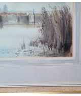 Leslie L H Moore - View across the Norfolk Broads
