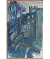 Mary Audsley - Street Scene with Tree